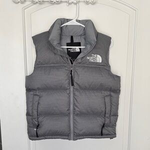 The North Face Women’s 1996 Retro Nuptse Vest Small Gray 700 Fill Down Puffer